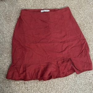 Linen side zipper XS